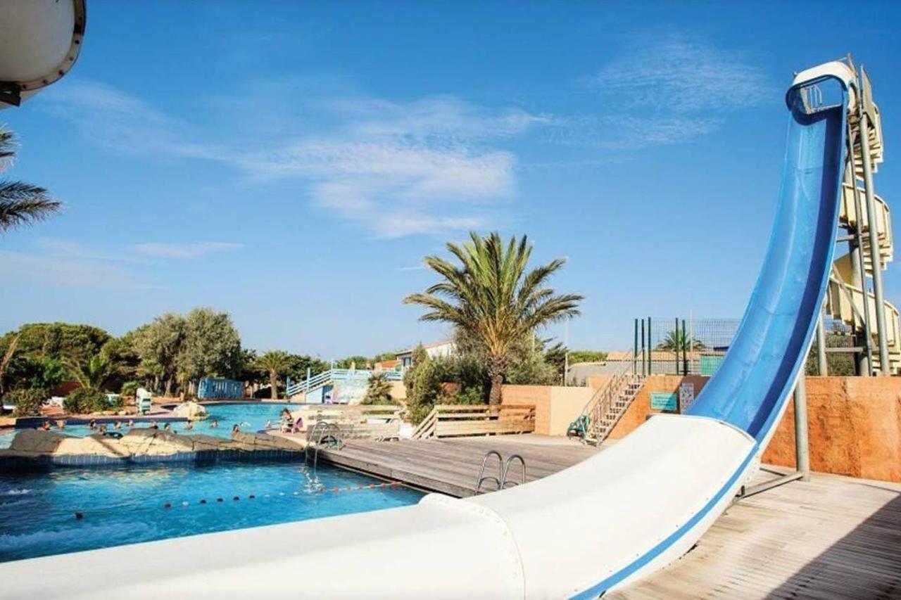 Mobil Home Camping Le Mar Estang Bord De Plage Canet-en-Roussillon Exterior foto
