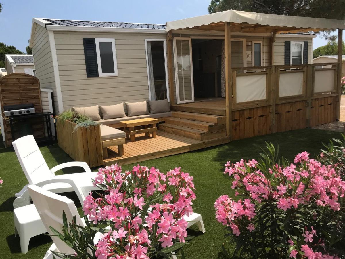 Mobil Home Camping Le Mar Estang Bord De Plage Canet-en-Roussillon Exterior foto